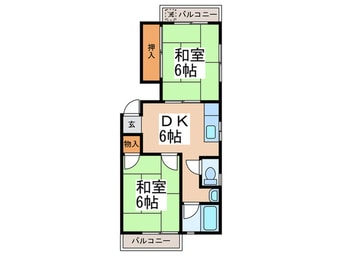 間取図 吉井コーポ