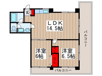 間取図 ハイツ西川