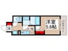 GENOVIA妙典（108） 1Kの間取り