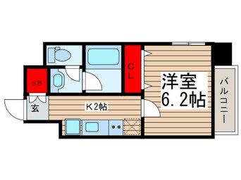 間取図 コスモグラシア根岸