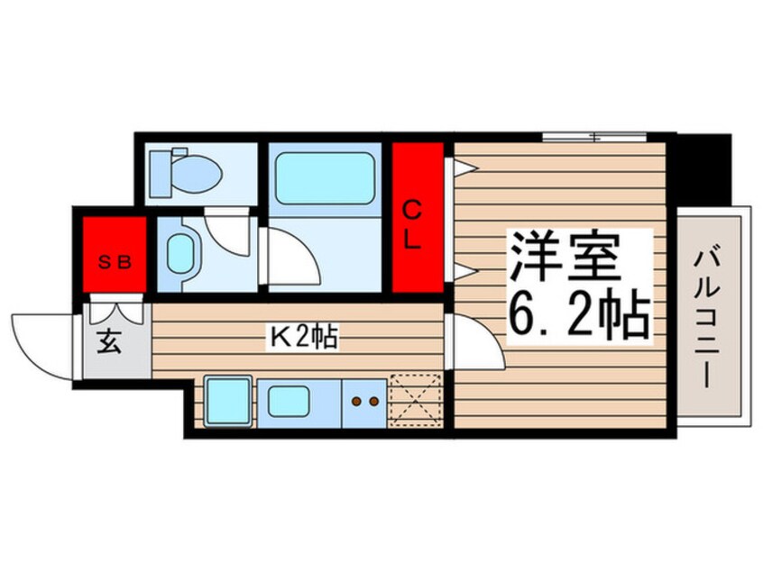 間取図 コスモグラシア根岸