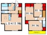 グリーンベル 3LDKの間取り