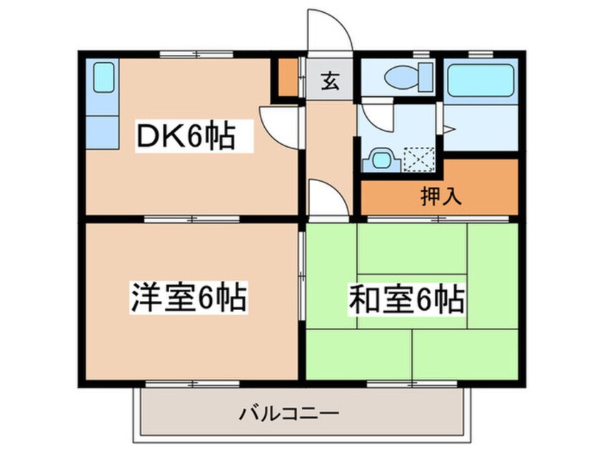 間取図 ハイツアザレア