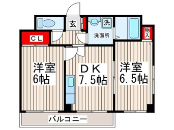 間取図 エスポワ－ルⅠ