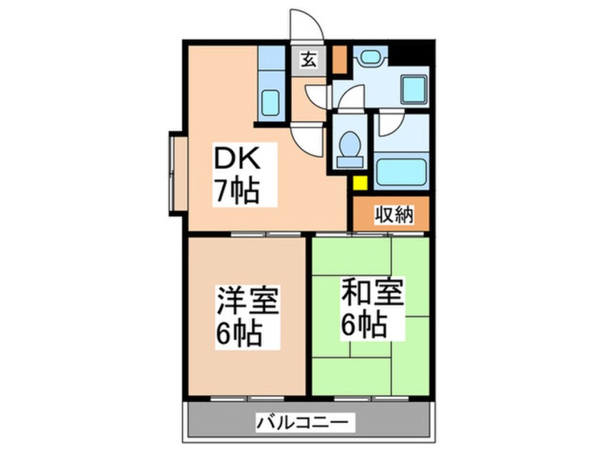 間取図 ケンザンブリッジ