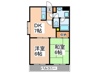 間取図 ケンザンブリッジ