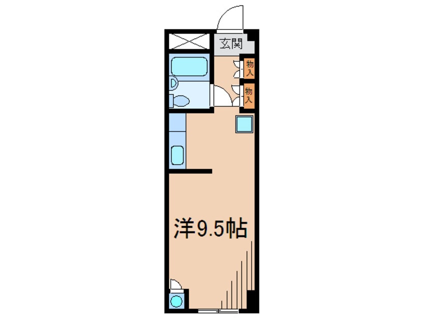間取図 カルム赤坂(109)