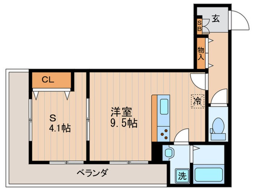 間取図 Ｃｒｉｃｅ Ｎｉｋｋｏ 鵜の木Ⅱ