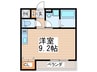Ｃｒｉｃｅ Ｎｉｋｋｏ 鵜の木Ⅱ 1Rの間取り