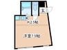 オ－ドリ－ビル 1Kの間取り