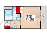 オーベルジュ日本橋(505) 1Kの間取り