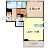 アーバンサイドⅢ 1LDKの間取り
