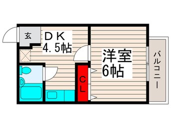 間取図 鹿浜ポライトリーハイツ