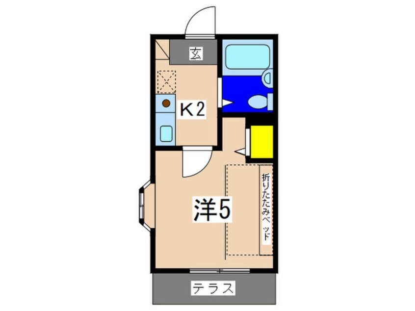 間取図 Ｃｈｅｒｒｙ　Ｈｅｉｍ