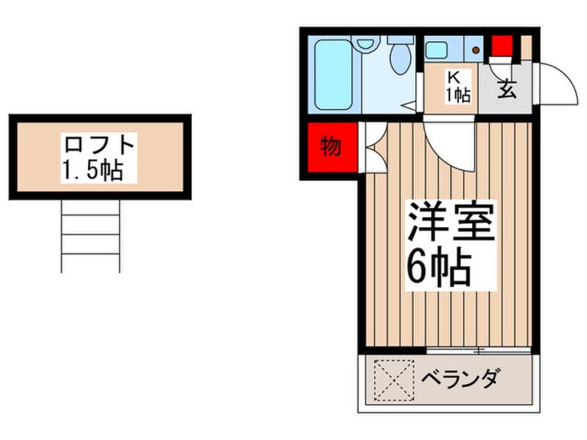 間取図 パ－クサイド朝霞Ｃ