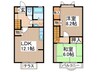 スクエアつきみ野Ⅱ 2LDKの間取り