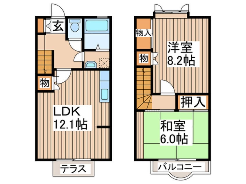 間取図 スクエアつきみ野Ⅱ