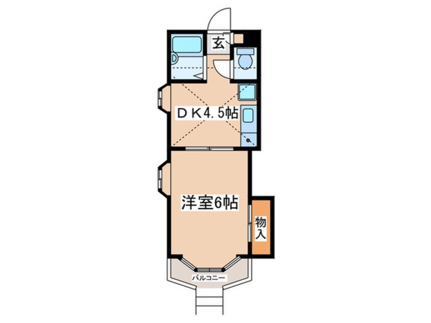 間取図 ジュネパレス茅ヶ崎第２