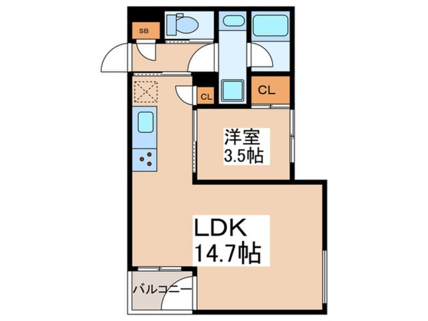 間取図 Gran Duo Shimokitazawa13