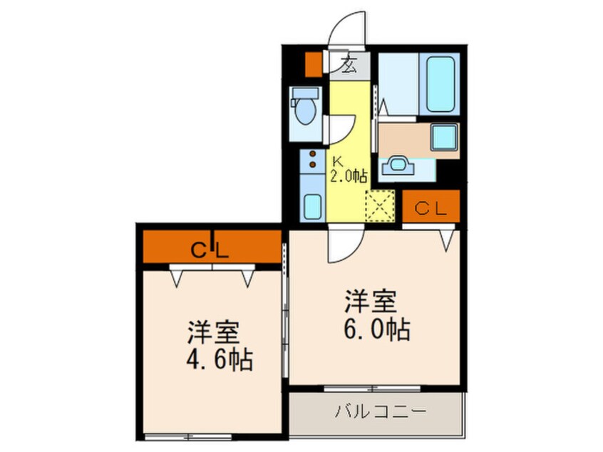 間取図 D-roomハウス秋葉原