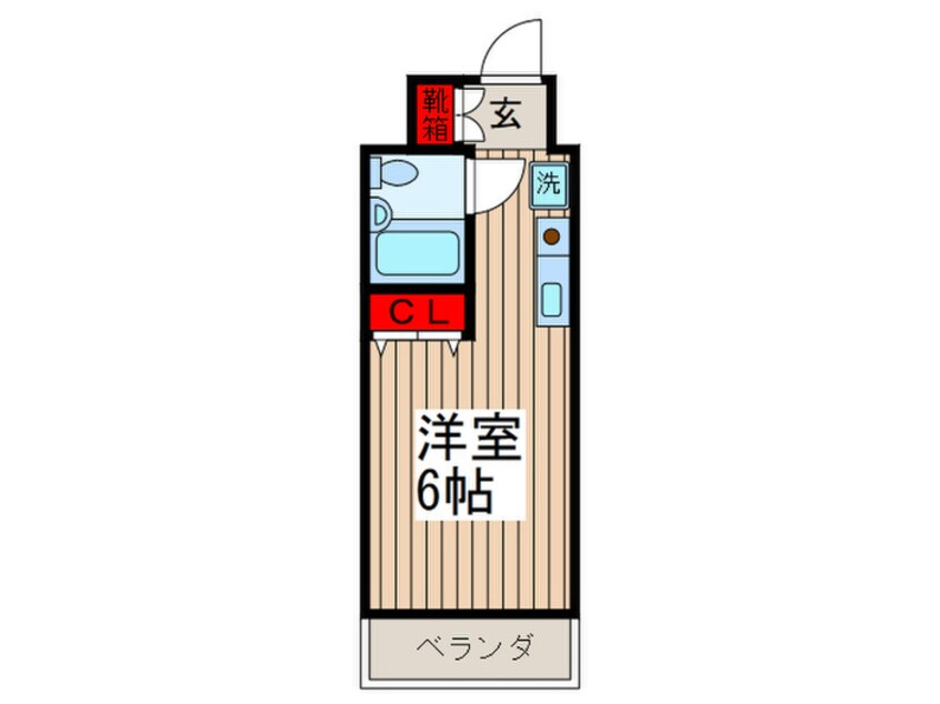 間取図 ＭＡＣ小岩ステ－ション(503)