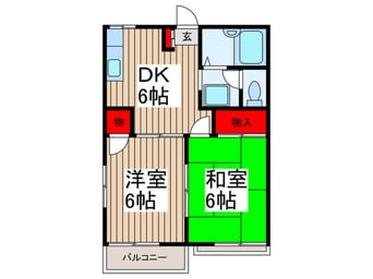 間取図 マロニエコ－ポ