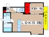 フロ－レンス 1LDKの間取り