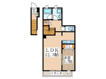 間取図 ヴィラ　ボヌール