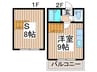 ブック 1SRの間取り