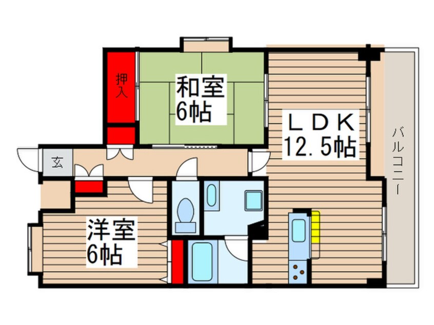 間取図 パークシティガーデン