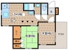 ヤマシタハウス 2LDKの間取り