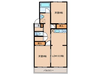 間取図 NICハイム横須賀堀ノ内（202）