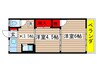 ライフ２５ 2Kの間取り