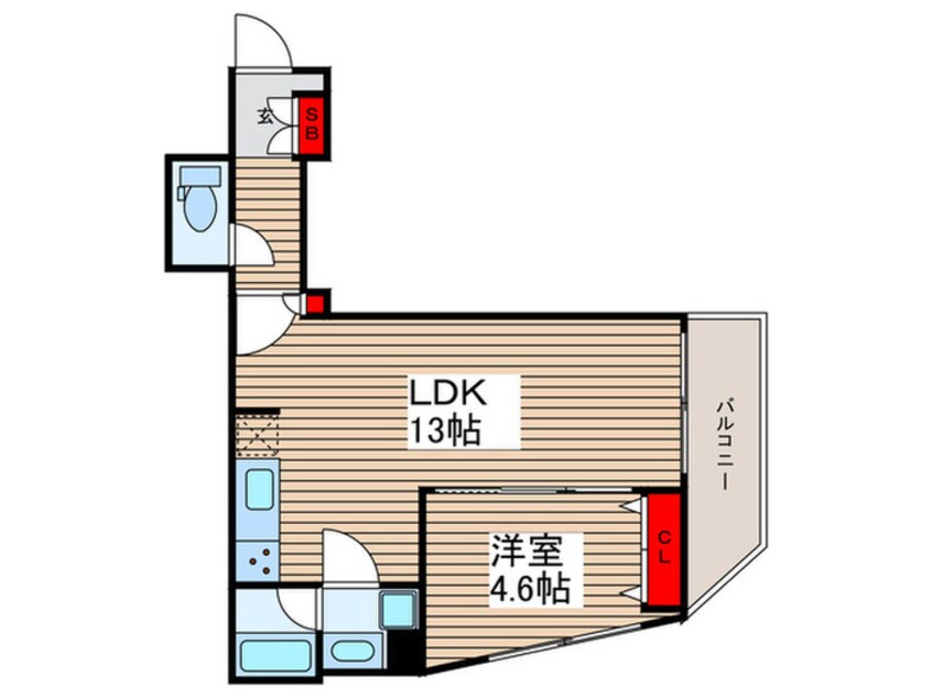 間取図 GENOVIA東向島Ⅲskygarden