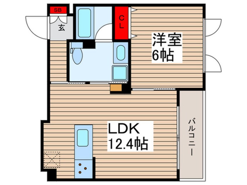 間取図 GENOVIA東向島Ⅲskygarden