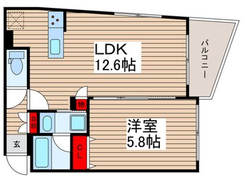 間取図 GENOVIA東向島Ⅲskygarden