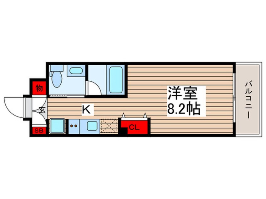 間取図 GENOVIA東向島Ⅲskygarden