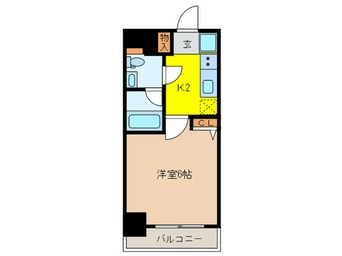 間取図 アプレシティ桜上水