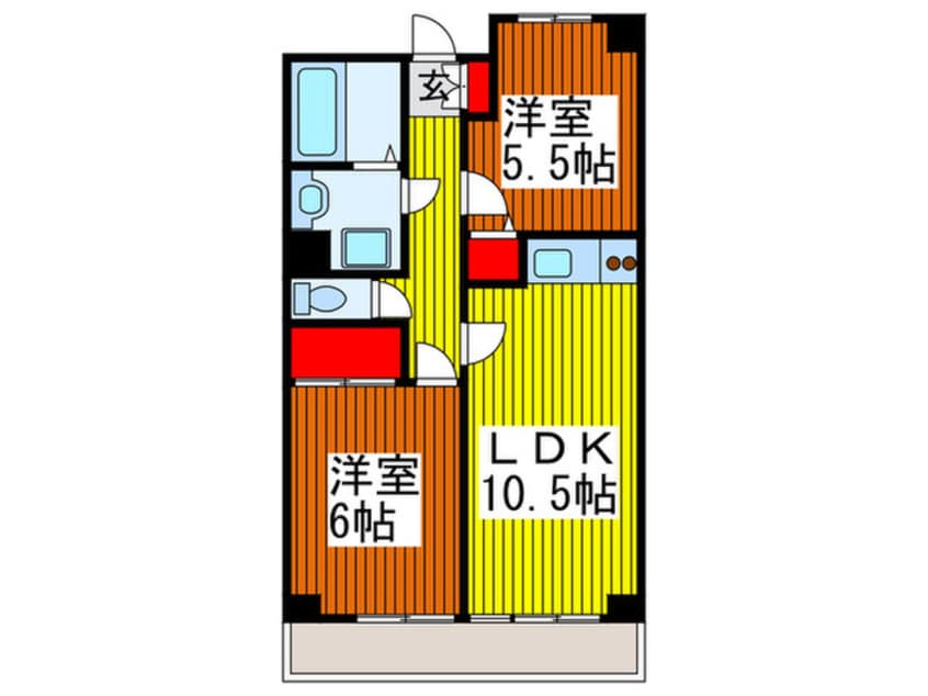 間取図 グレイスハイム