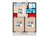 マンション舞 2DKの間取り