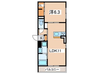 間取図 GRAND湘南　A棟