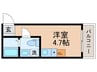 Ｃｅｌｅｓｔｉａ西早稲田 1Rの間取り