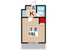 三光町マンション 1Kの間取り
