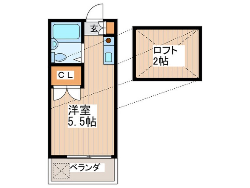 間取図 サンプレイス東大和