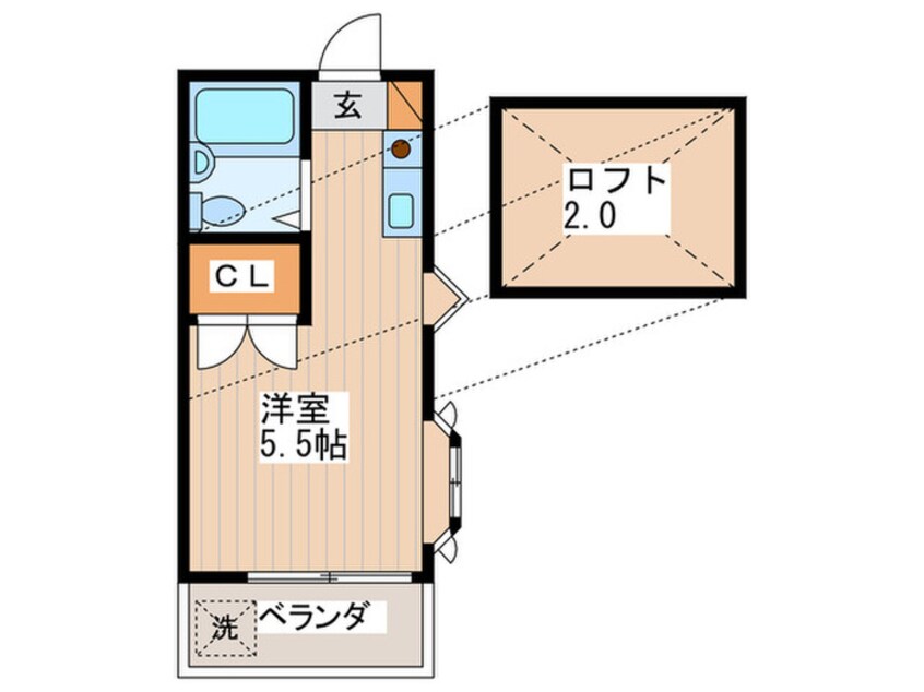 間取図 サンプレイス東大和