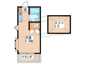 間取図 サンプレイス東大和