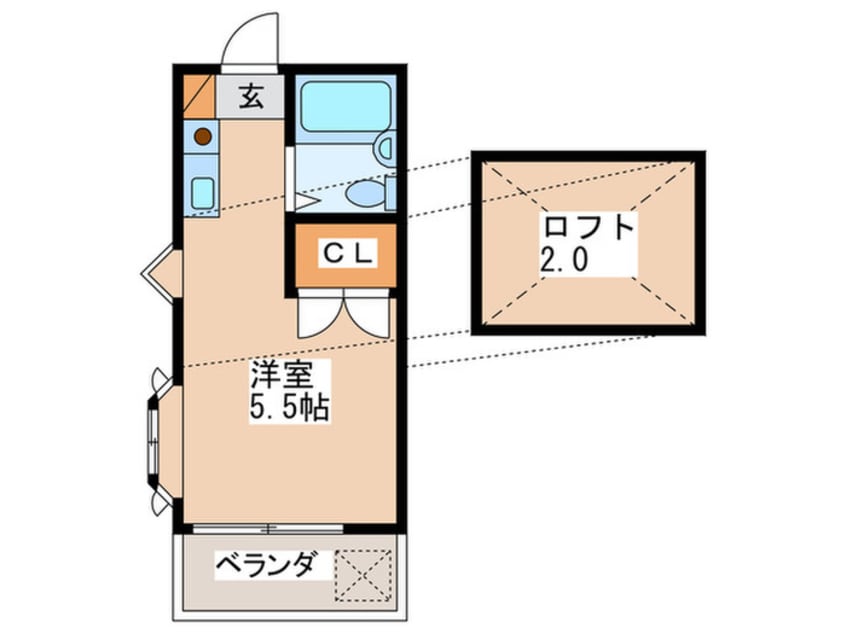 間取図 サンプレイス東大和