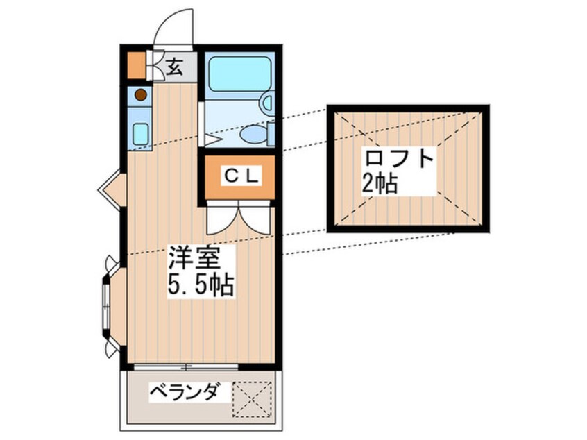 間取図 サンプレイス東大和