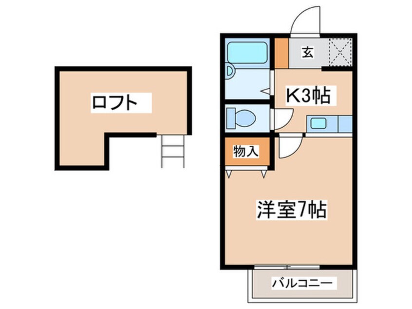 間取図 ハウスつくしんぼⅡ