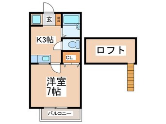 間取図 ハウスつくしんぼⅡ